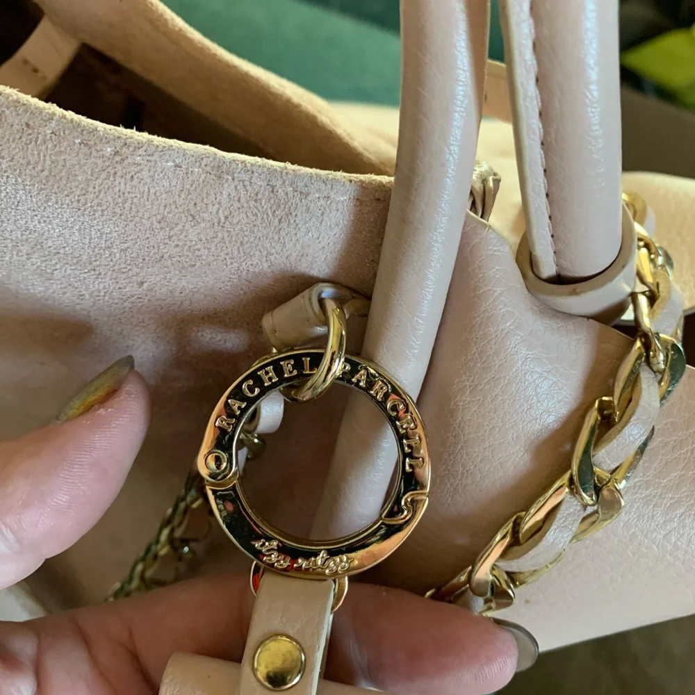 Elegant Pink Diaper Bag with Gold Chain by Rachel Parcell’s “itzy ritzy”